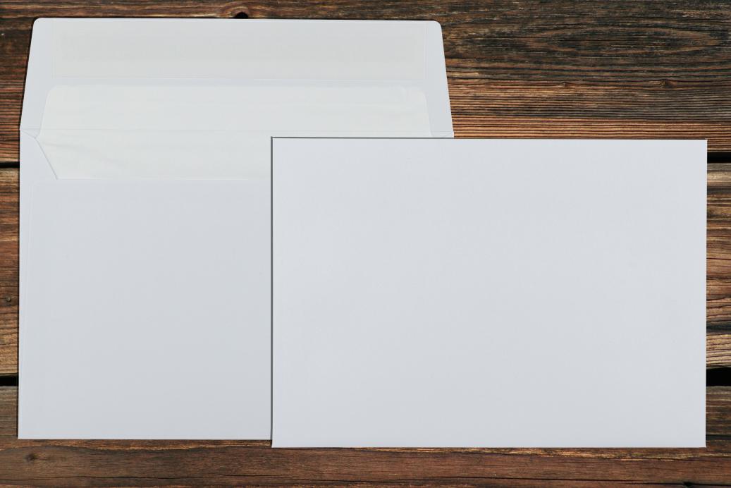 Briefhüllen mit Seidenfutter B6 125x176 mm Haftklebend Weiss 90 g/qm